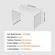 Masuta de cafea, Acril, 813x401x414mm, Transparent