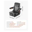 Scaun universal pentru Tractor/Stivuitor, centura siguranta, suspensie, spatar reglabil, 540 x 600 x 670 mm, senzor