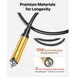 Polizor cu arbore flexibil si pedala, 1000 W, Turatie 30000 rpm, lungime ax 100 cm, 74 accesorii