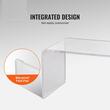 Masuta de cafea, Acril, 813x401x414mm, Transparent