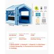 Cabina de vopsit gonflabila, dimensiune 3 x 2.5 x 2.5 m, 1 x suflanta 550 W, Impermeabila, PVC, sistem filtrare