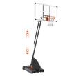 Panou baschet inaltime reglabila 232-305 cm, diametru inel 483 mm, Otel / ABS, Interior/Exterior