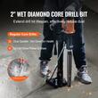 Carota pentru beton armat, Diamantata, Diametru 50.8 mm, Adancime gaurire 355 mm, Filet interior 1-1/4"-7
