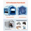 Cabina de vopsit gonflabila, dimensiune 3 x 2.5 x 2.5 m, 1 x suflanta 550 W, Impermeabila, PVC, sistem filtrare
