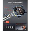 Camera endoscop cu ecran articulat 180°, Zoom 8X, ecran IPS HD de 5", Lentila dubla 8+1 Led, IP67, cablu 1.5 m