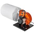 Exhaustor de praf/rumegus fin pentru ateliere, putere 1 CP, Capacitate sac 80 l, 2800 rpm, 4 x roti