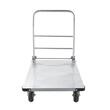Carucior cu platforma pliabil, Roti pivotante, Capacitate max 900 kg, Dimensiune 900 x 600 x 900 mm, Otel