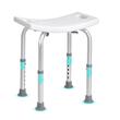 Scaun de dus cu manere incorporate pentru persoane cu dizabilitati, max 158 kg, Anti-derapant, aluminiu