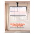 Suport TV motorizat pentru tavan, Pliabil, Telecomanda, capacitate 40 kg, Standard Vesa max 600x600, Inaltime reglabila, 32-65 inch