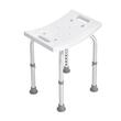 Scaun de dus cu manere incorporate pentru persoane cu dizabilitati, max 158 kg, Anti-derapant, aluminiu