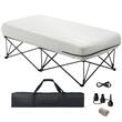 Saltea gonflabila 1 persoana, cu suport pliabil, Baterie Li-Ion pentru Umflare/Desumflare, USB, 1880x990x610 mm, max 136 kg
