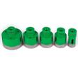 Set 5 carote diamantate pentru gresie, marmura, 22/35/40/50/65 mm, prindere M14, umed sau uscat, cutie depozitare