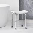 Scaun de dus cu manere incorporate pentru persoane cu dizabilitati, max 158 kg, Anti-derapant, aluminiu