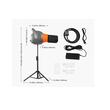 Tun cu spuma pentru piscina, 115 W, 80 dB, Trepied, 340 x 340 x 730/1300 mm