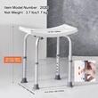 Scaun de dus cu manere incorporate pentru persoane cu dizabilitati, max 158 kg, Anti-derapant, aluminiu