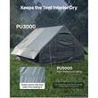 Cort gonflabil pentru camping, 5-8 persoane, pompa manuala, ferestre, Impermeabil, saltea ignifuga