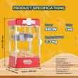 Masina automata Popcorn Cinema, capacitate 7 l, putere 480 W, Rosu, 275x240x485 mm