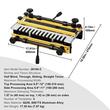 Accesoriu pentru frezat coada de randunica, Latime 310 mm, 4 freze si 6 sabloane incluse