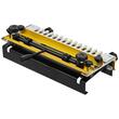 Accesoriu pentru frezat coada de randunica, Latime 310 mm, 4 freze si 6 sabloane incluse
