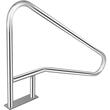 Balustrada pentru piscine din Inox, dimensiune 139.7 x 81.2 cm, Capacitate 150 kg