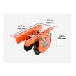 Carucior cu role pentru electropalan Vevor capacitate 1 Tona, latime reglabila 68-110 mm