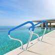 Balustrada pentru piscine din Inox, dimensiune 98.9 x 81.3 cm, Capacitate 150 kg