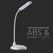 Lampa de birou Smart, incarcare inductiva telefon, 5W, 400 lm, Alb, Material carcasa ABS si aluminiu, 143 x 127 x 310 mm