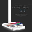 Lampa de birou Smart, incarcare inductiva telefon, 7W, 560 lm, Alb, Material carcasa ABS si aluminiu