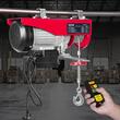 Electropalan Vevor 850 W, Telecomanda WiFi, Inaltime max de ridicare 6/12 m, viteza 10 m/min, capacitate 200 / 400 kg