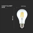 BEC LED A60 E27 10W CU FILAMENT 3000K ALB CALD