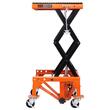 Cric hidraulic cu platforma pentru motociclete, Vevor capacitate 158 kg, Interval de ridicare 350-905 mm