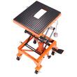 Cric hidraulic cu platforma pentru motociclete, Vevor capacitate 158 kg, Interval de ridicare 350-905 mm