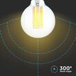 BEC E27 G95 CU FILAMENT LED 6W 2700K