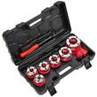 Trusa filiera pentru tevi Vevor, capete 1/4", 3/8", 1/2", 3/4", 1", 1-1/4", clichet, 7 piese