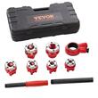 Trusa filiera pentru tevi Vevor, capete 1/4", 3/8", 1/2", 3/4", 1", 1-1/4", clichet, 7 piese