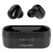Casti On the ear, Bluetooth, Wireless, diametru difuzor 6 mm, Timp de lucru 4 ore, Etui incarcare, Negru