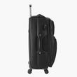 Troler extensibil, 8 x roti, Dimensiuni extinse 505 x 340 x 820 mm, Negru, cifru