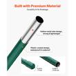 Set 25 de araci pentru gradina, Teava metalica acoperita cu PVC, Diametru 11 mm, Inaltime 1.8 m, Verde