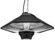 Incalzitor cu infrarosu suspendat 800-2000W,  Telecomanda, 3 setari de temperatura, Temporizator, IP34, Aluminiu, 440x440x220 mm