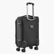 Troler extensibil, 8 x roti, Dimensiuni extinse 505 x 340 x 820 mm, Negru, cifru