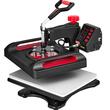 Presa termica 11 in 1 pentru tricouri/sepci/cani, 800 W, 0-210 ℃,  Placa de încălzire 38 x 30 cm, Negru