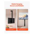 Suport TV motorizat pentru tavan, Telecomanda, capacitate 50 kg, Standard Vesa max 600x400, Inaltime reglabila, 32-55 inch