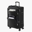 Troler extensibil, 8 x roti, Dimensiuni extinse 505 x 340 x 820 mm, Negru, cifru