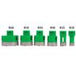 Set 6 carote diamantate pentru gresie, marmura, 20/25/40/45/50/68 mm, prindere M14, umed sau uscat, cutie depozitare