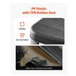 Scaun de atelier, 4 x roti, pivotare 360°, capacitate 136 kg, tavita, 440 x 270 x 350 mm
