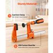 Set 8 x Cleme de fixare pentru lemn, deschidere 15,24, 30.48 cm, limita de sarcina 272 kg