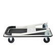 Carucior cu platforma pliabil, Roti pivotante, Capacitate max 150 kg, Dimensiune 735 x 480 x 825 mm, Otel