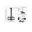Suport TV motorizat pentru tavan, Telecomanda, capacitate 50 kg, Standard Vesa max 600x400, Inaltime reglabila, 32-55 inch