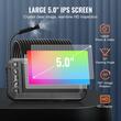 Camera endoscop pentru inspectie auto, instalatii sanitare, ecran IPS 5 inch, Zoom 2X, 1080P, 10 lumini LED, IP67, lungime 15 m, Lentile triple