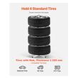 Suport vertical pentru 4 anvelope, Inaltime 1090 mm, max 100 kg, Otel